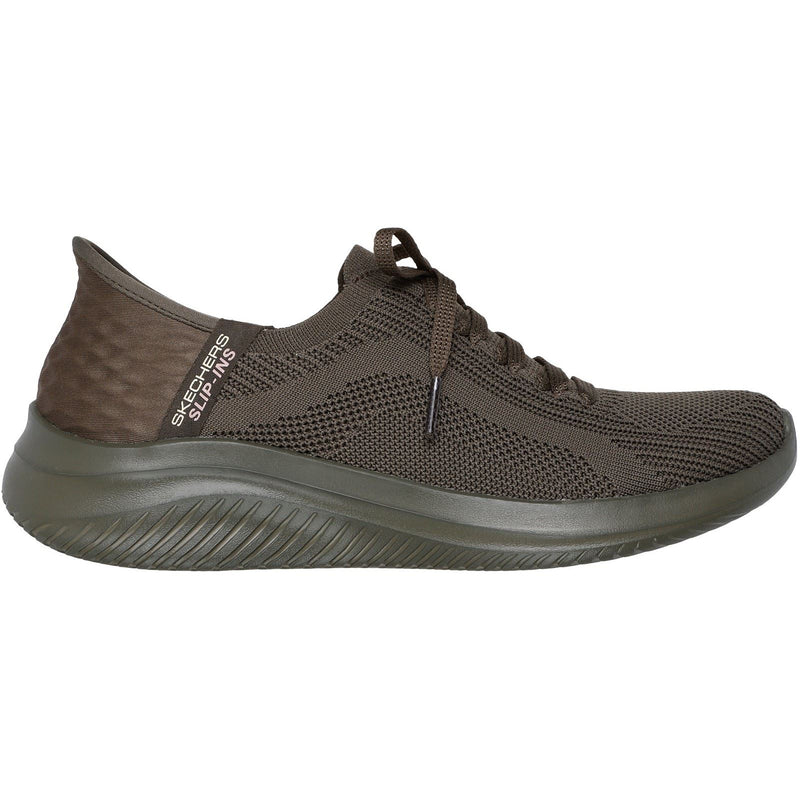 Skechers Ultra Flex 3.0 Pure Color Textile Women's Olive Trainers