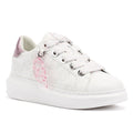 Karl Lagerfeld Kapri NFT Plexi Pendant Leather Women's White/Lilac Sneakers