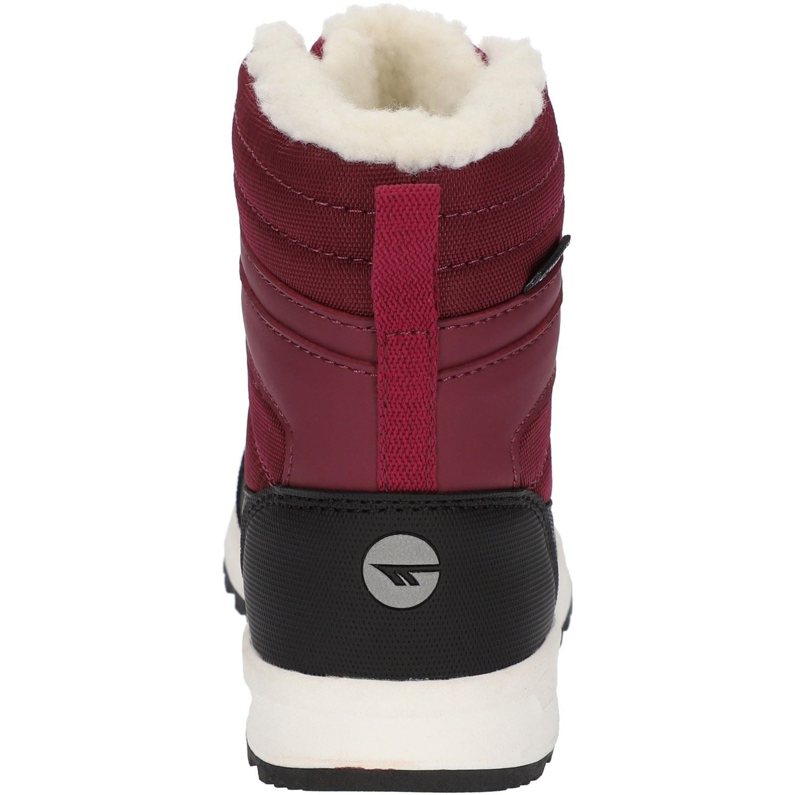 Hi-Tec Leo Nylon Berry Winter Mid Calf Boots