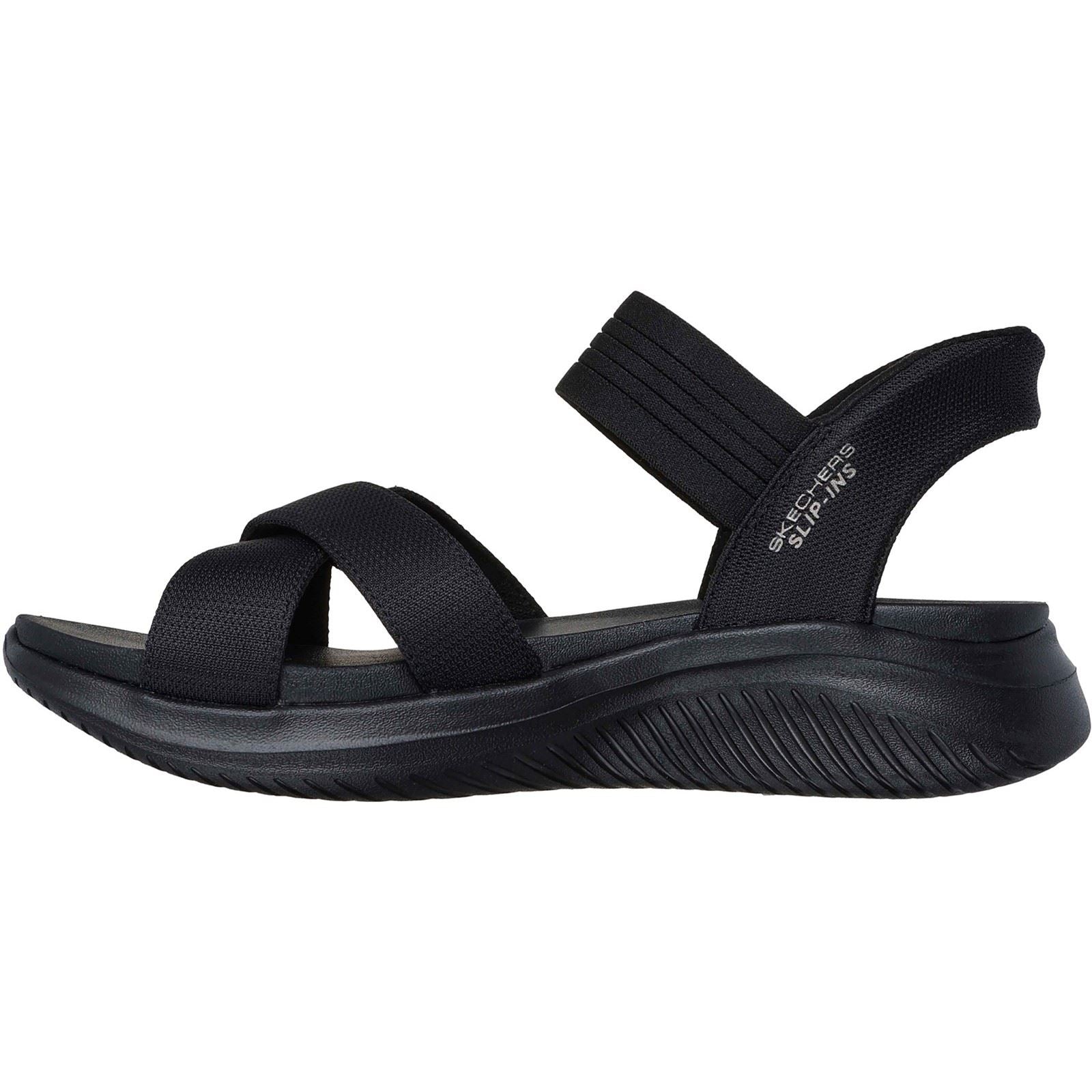 Skechers Ultra Flex 3.0 - Never Better Textile Women's Black Standard Sandals