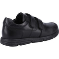 Hush Puppies Lucas JNR Leather Boys's Black Shoes