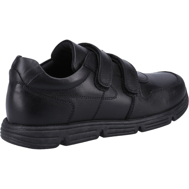 Hush Puppies Lucas JNR Leather Boys's Black Shoes