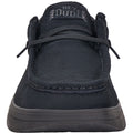 HEYDUDE Wally X Suede Men's Black Boat Shoes