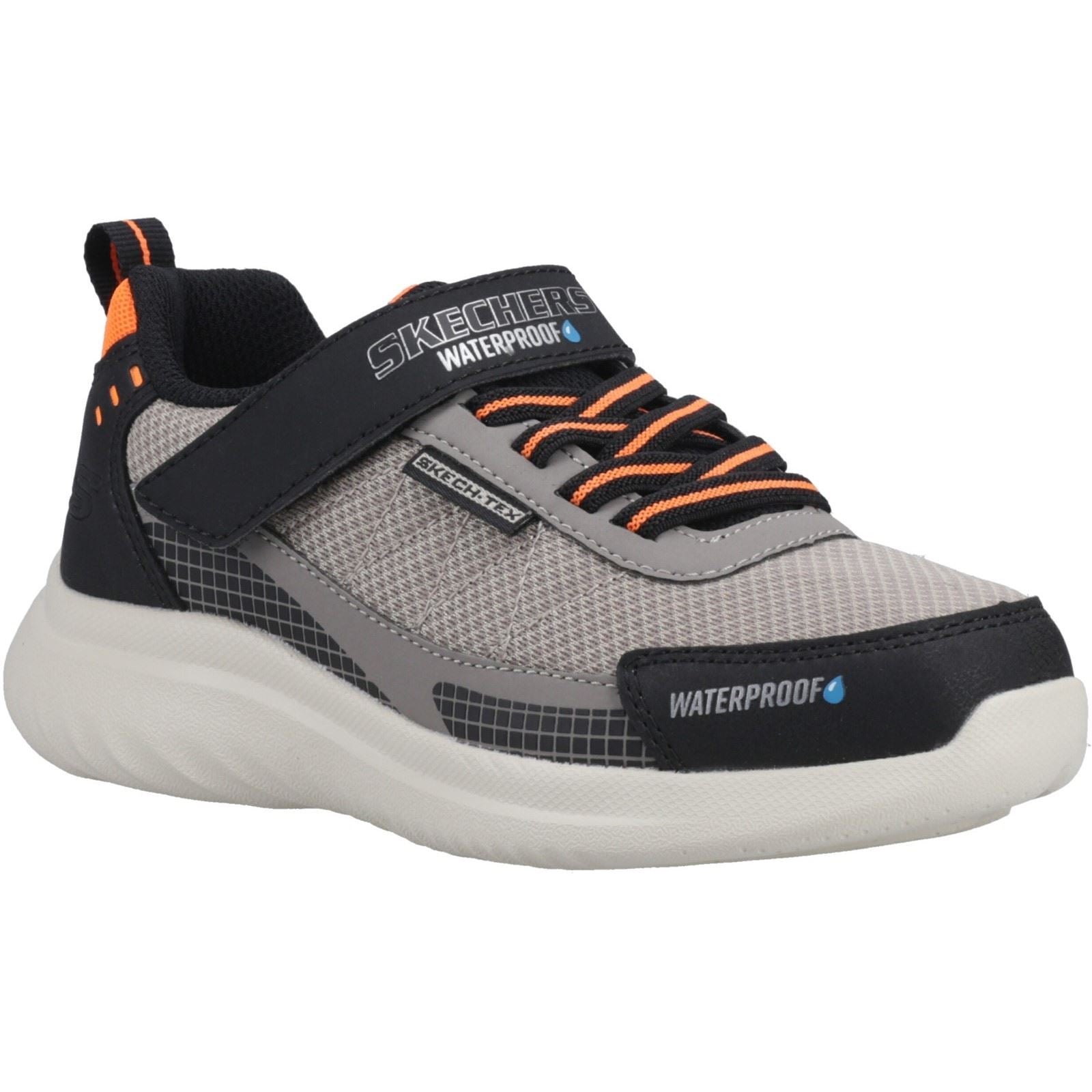 Skechers Bounder 2.0 Aqua Pace Boy's Brown/Taupe Trainers