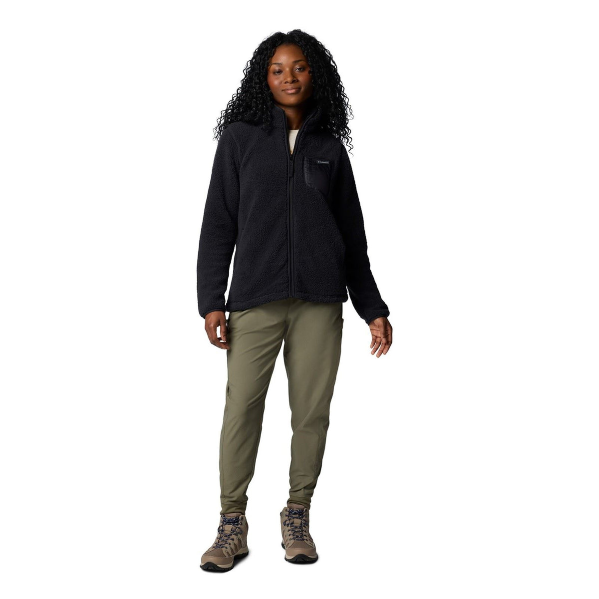 Columbia West Bend Full Zip Women's Black Fleece Jackets