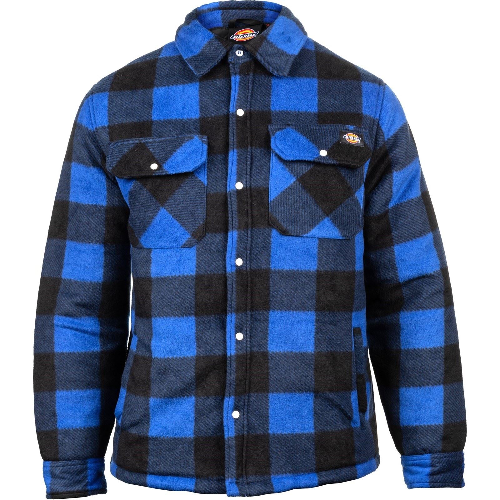 Dickies Portland Polyester Men's Blue Casual Shirt