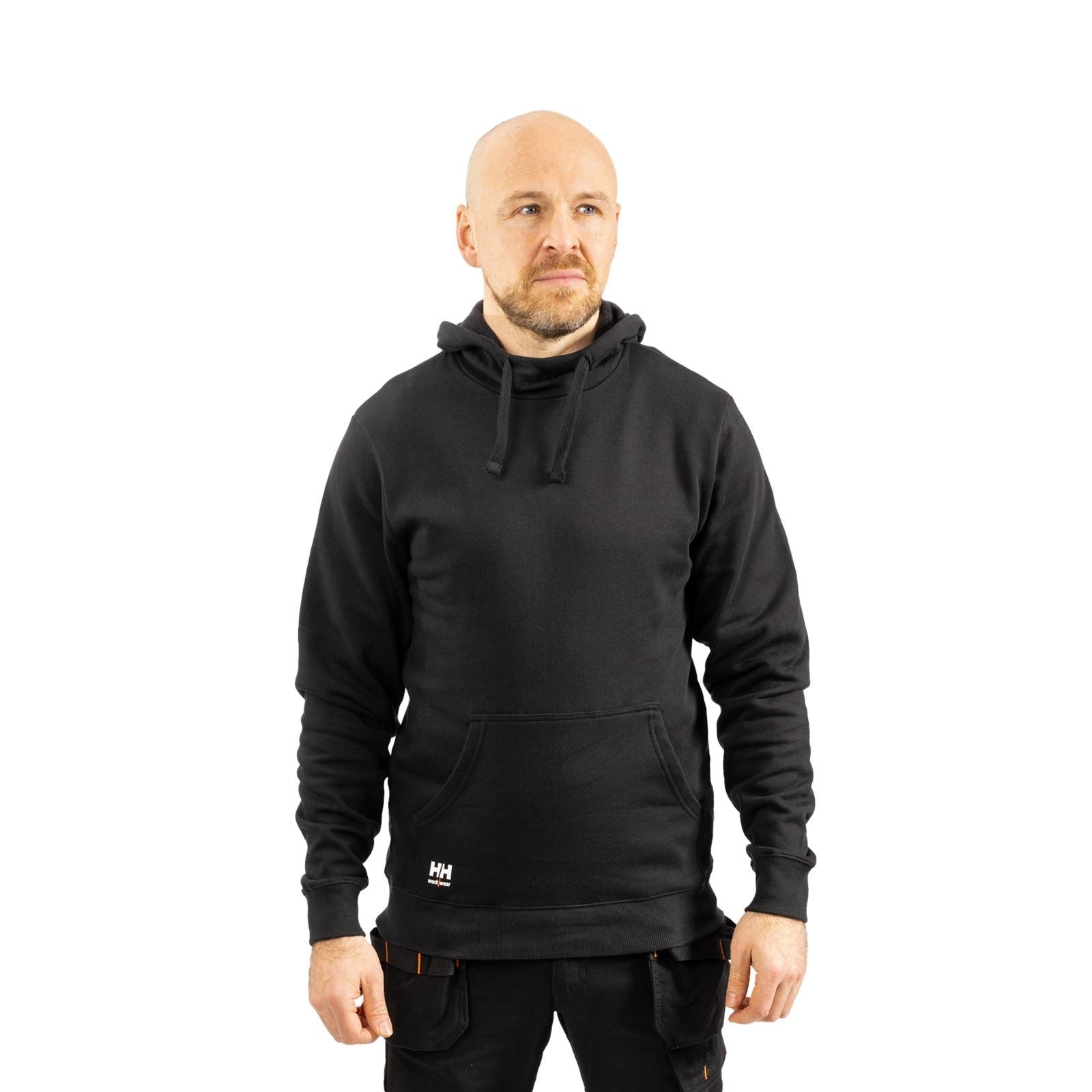 Helly Hansen Workwear Manchester Cotton Men's Black Hooded Sweatshirt