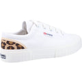 Superga 2630 Stripe Pad Leopard 100% Cotton Women's White/Leopard Sneakers