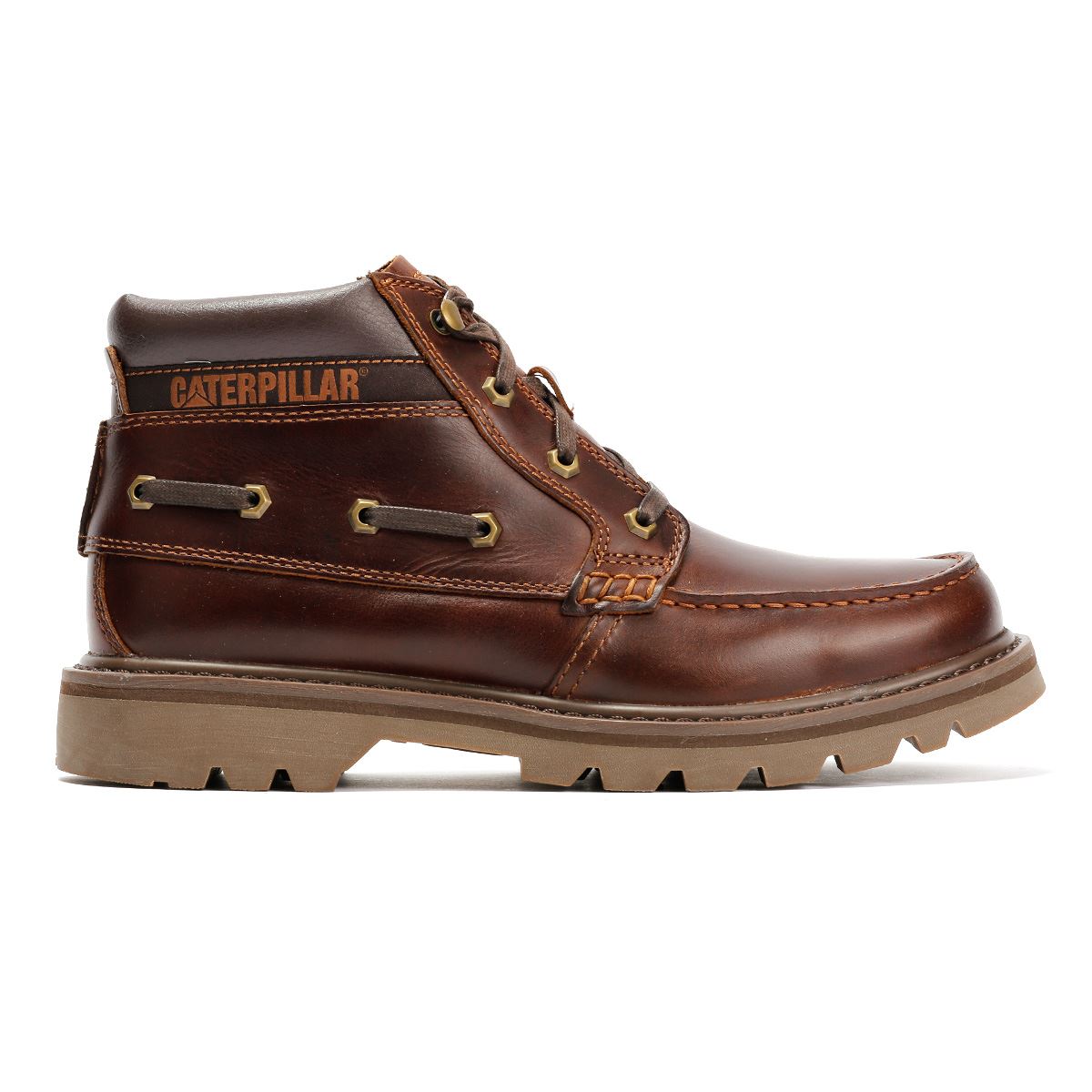Caterpillar Colorado Boat Mid Leather Men's British Tan Boots