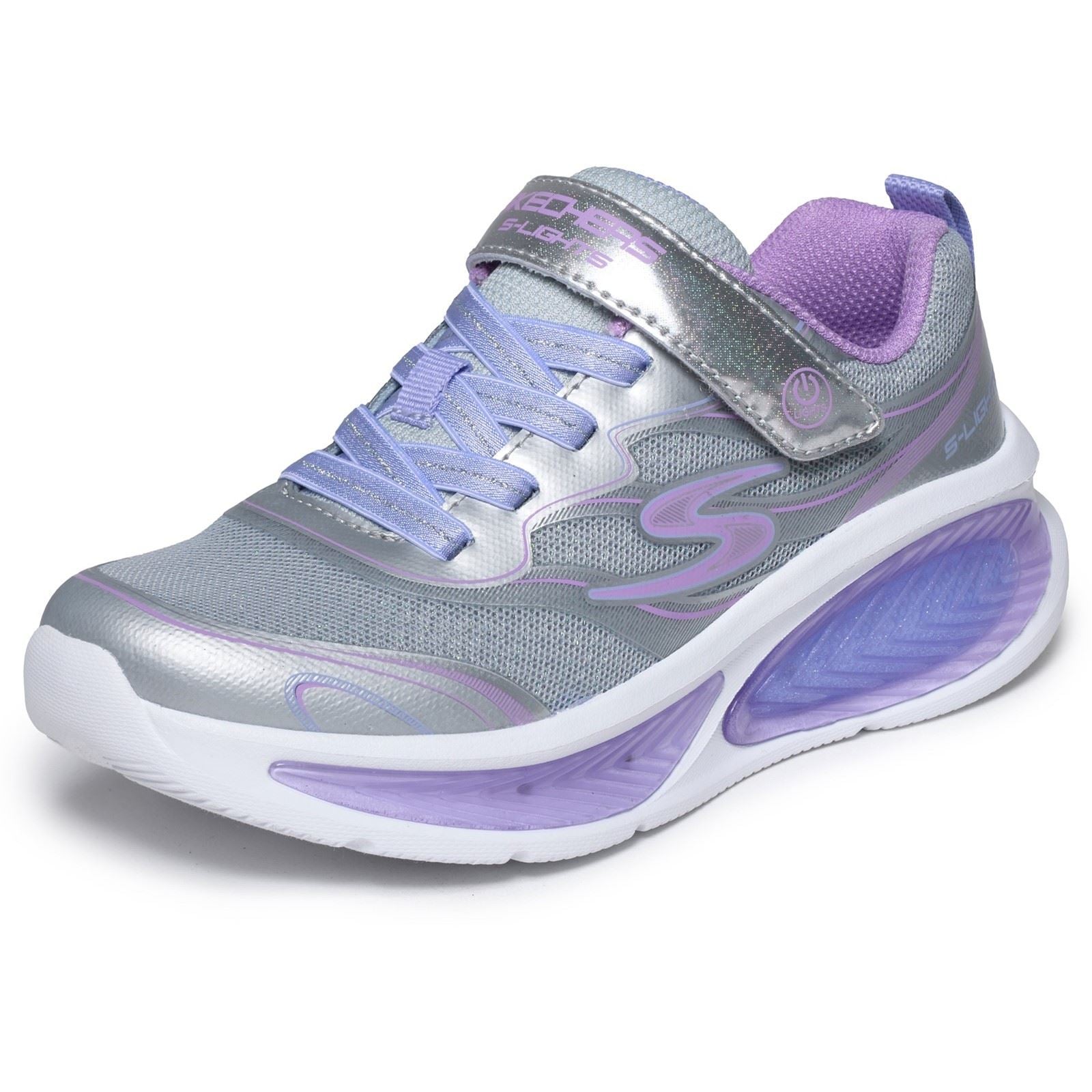 Skechers Cosmic Glow 2.0 Girl's Silver/Sparkle/Multi Trainers