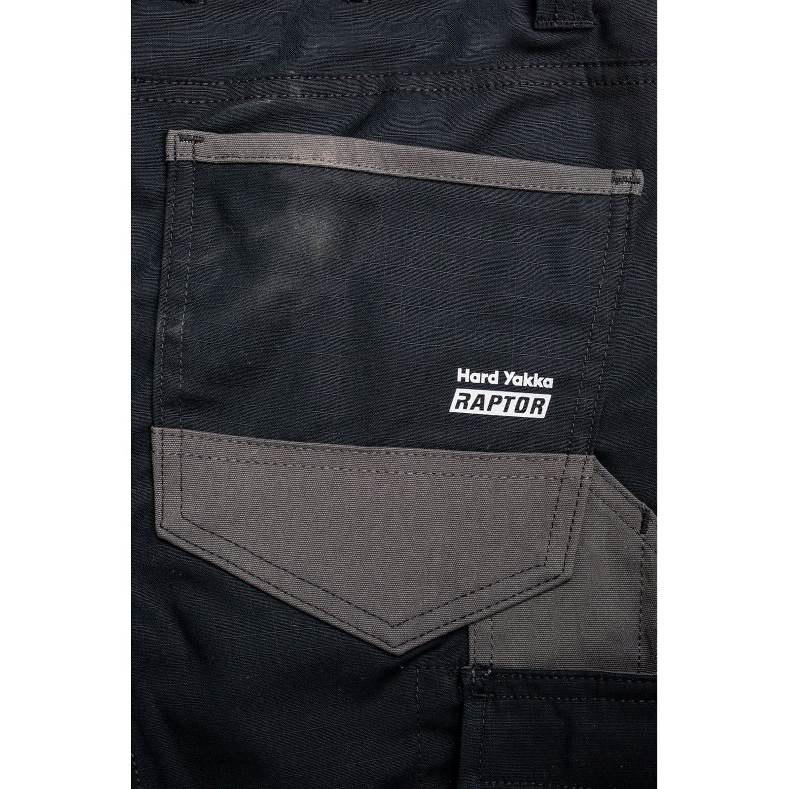 Hard Yakka Raptor Cuffed Cotton Women's Black Outdoor Trousers