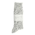 Anonymous Ism Homespun Art Crew Cotton Men's Black Calf High Socks