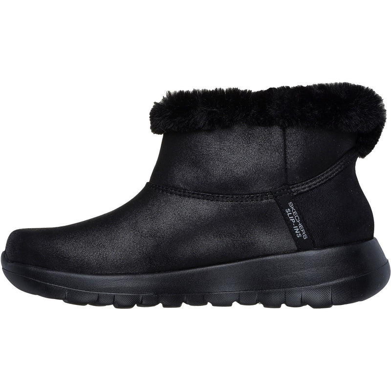 Skechers On-the-GO Joy Cozy Dream Synthetic Women's Black Winter Ankle Boots