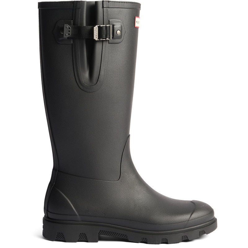 Hunter Field Downpour Boot Rubber Women's Black Wellington Boots