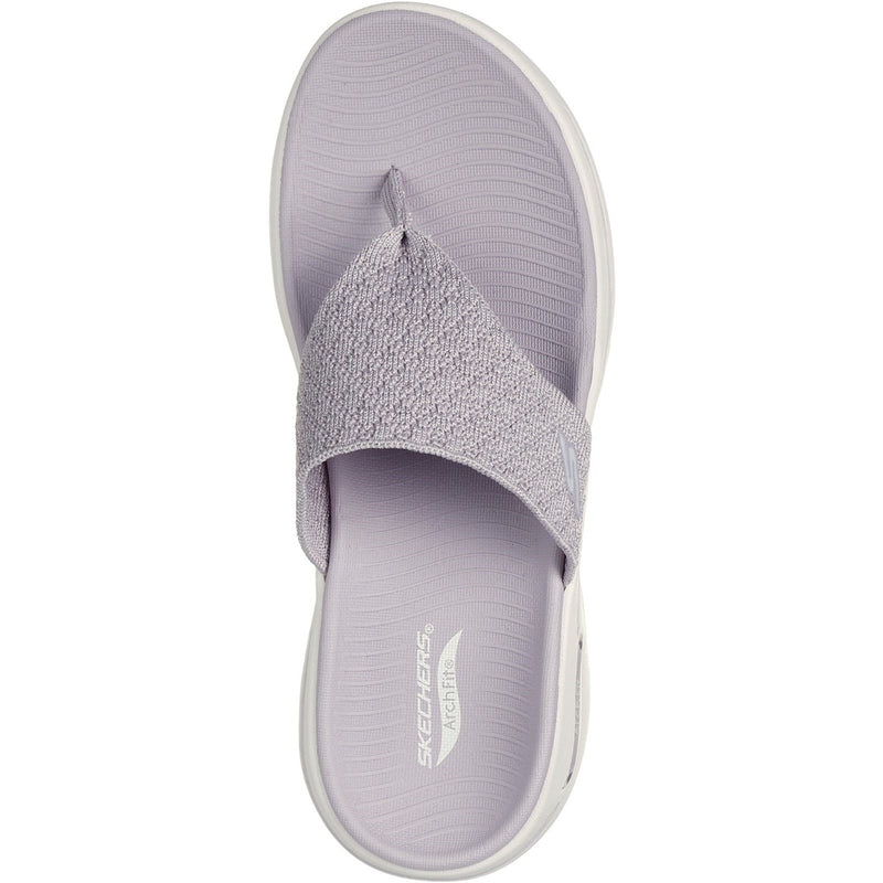 Skechers Go Walk Arch Fit Sandal Spellbound Polyester Women's Lilac Sandals