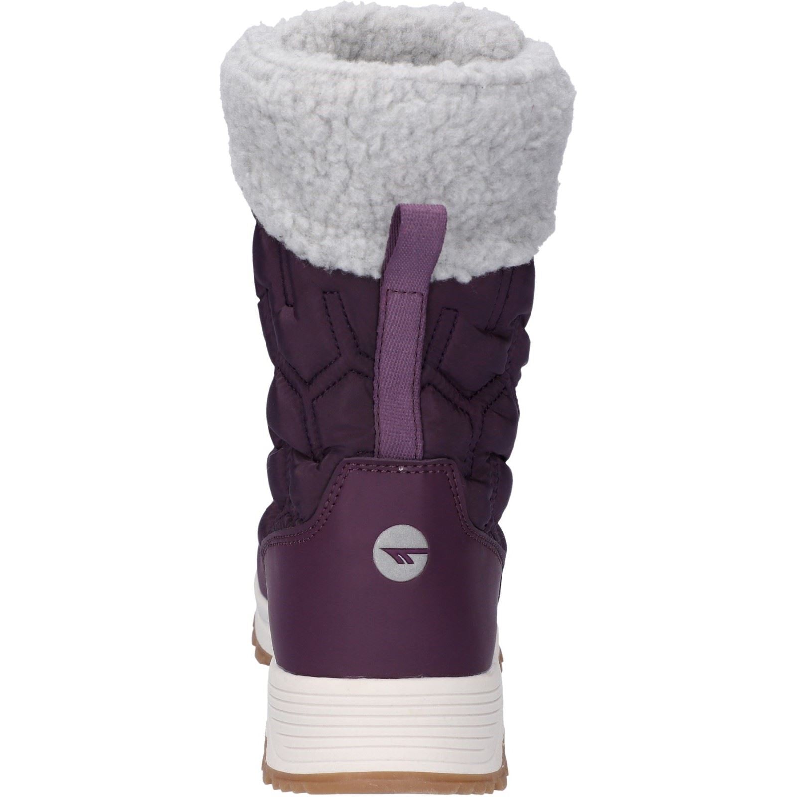 Hi-Tec Sophia Nylon Women's Italian Plum/Sepia Rose Winter Ankle Boots