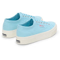 Superga 2740 PLATFORM Cotton Women's Crystal Azul Sneakers
