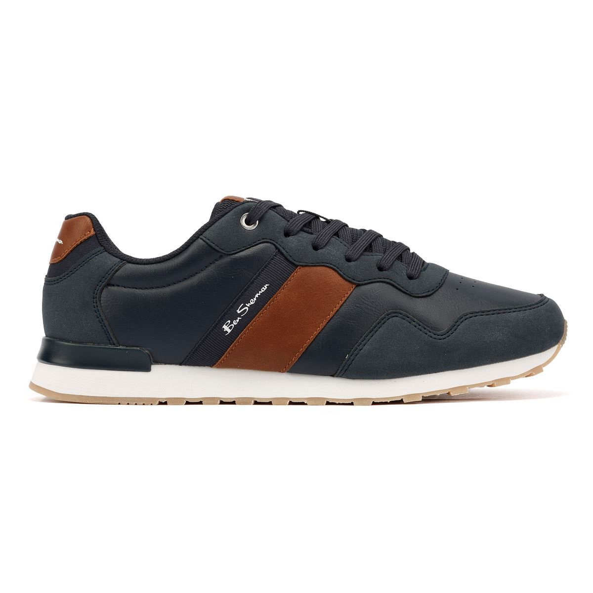 Ben Sherman Owen Retro Men's Navy/Tan Sneakers