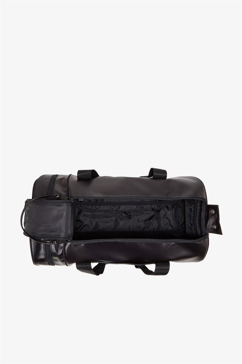 Fred Perry Tonal Classic Barrel Polyester Black/Gold Cross Bag
