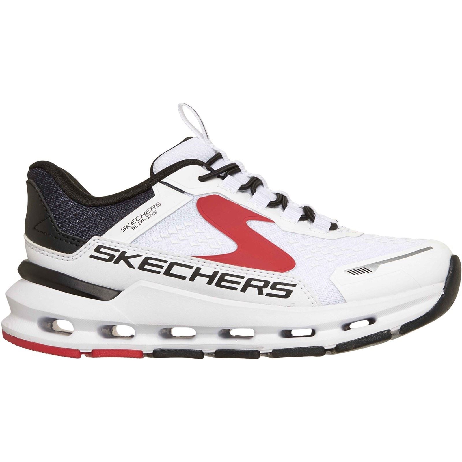 Skechers Glide-Step Plus Vista-Lane Polyurethane Boy's White/Black/Red Trainers