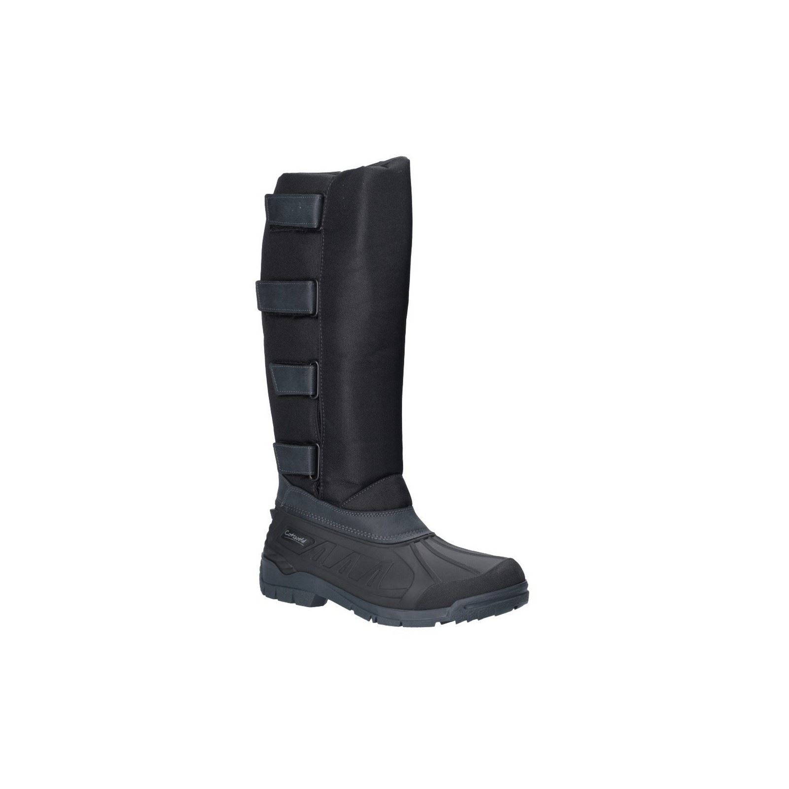 Cotswold Kemble Textile Black Wellington Boots