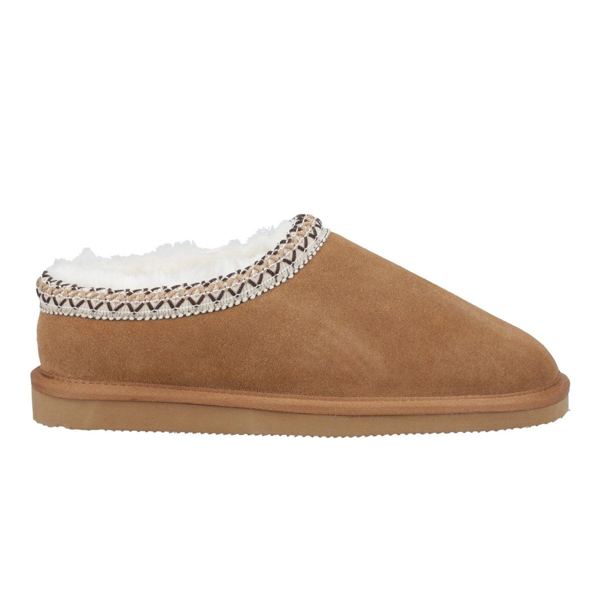 Cotswold Foxmoor Leather Women's Tan Slippers