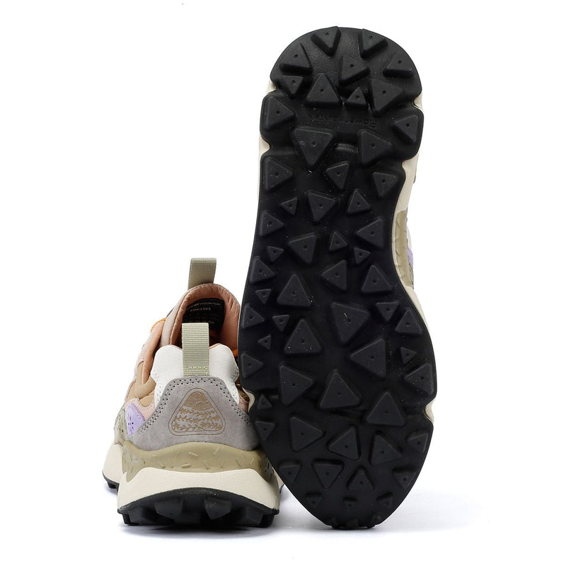 Flower Mountain Yamano 3 Suede Militare/Taupe/Violet Sneakers