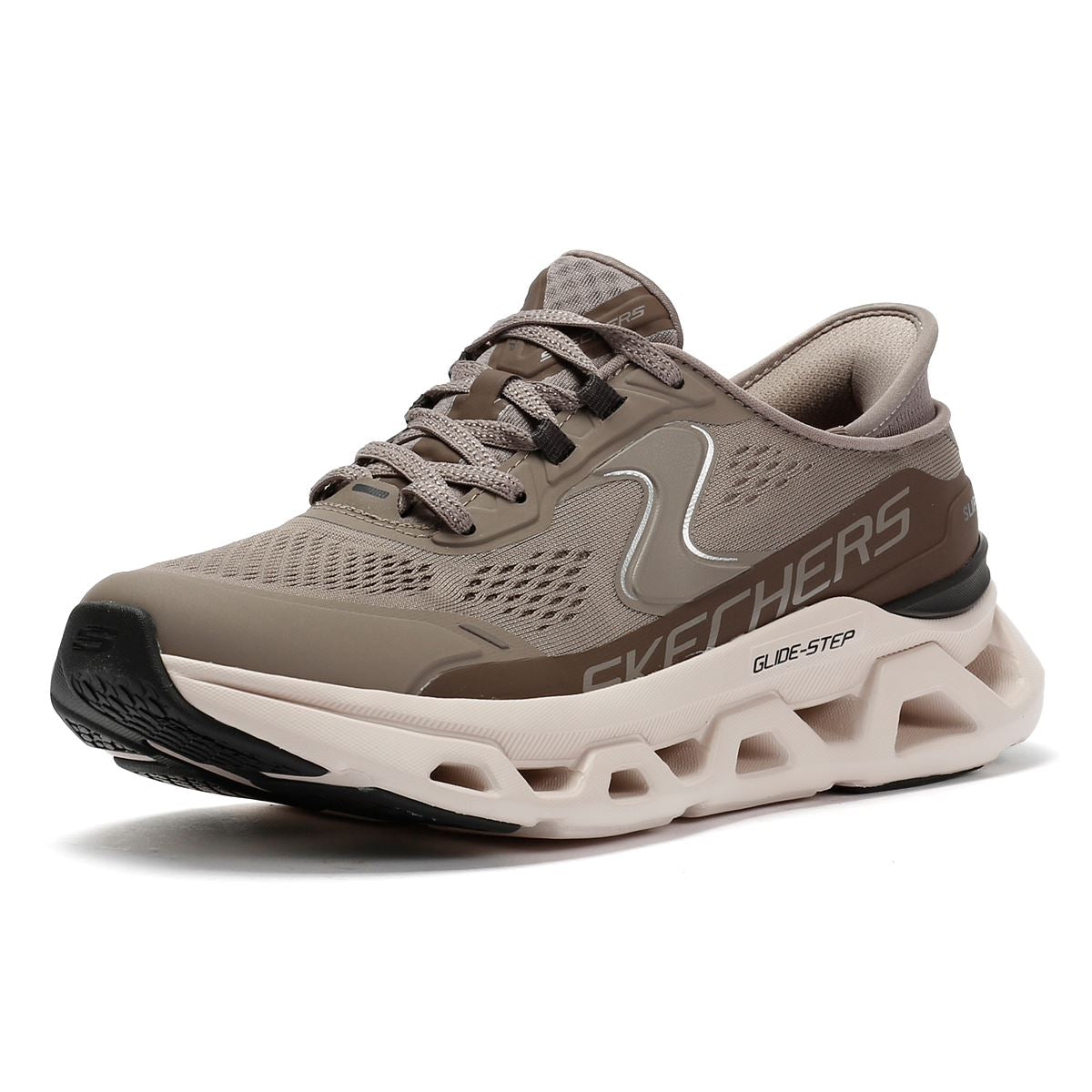 Skechers Slip-Ins Glide Step Altus Mesh Women's Khaki Sneakers