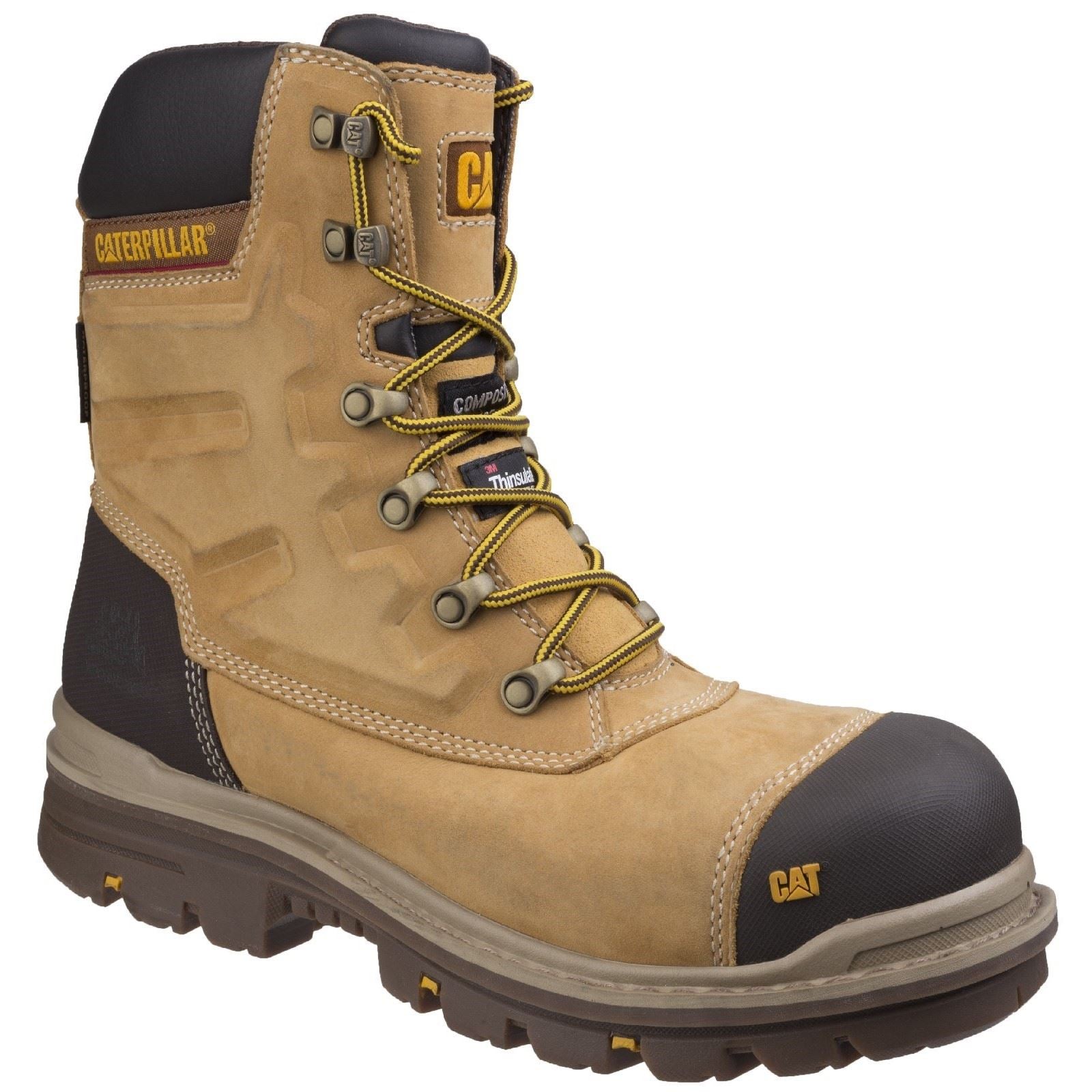 Caterpillar Premier Nubuck Honey Safety Boots