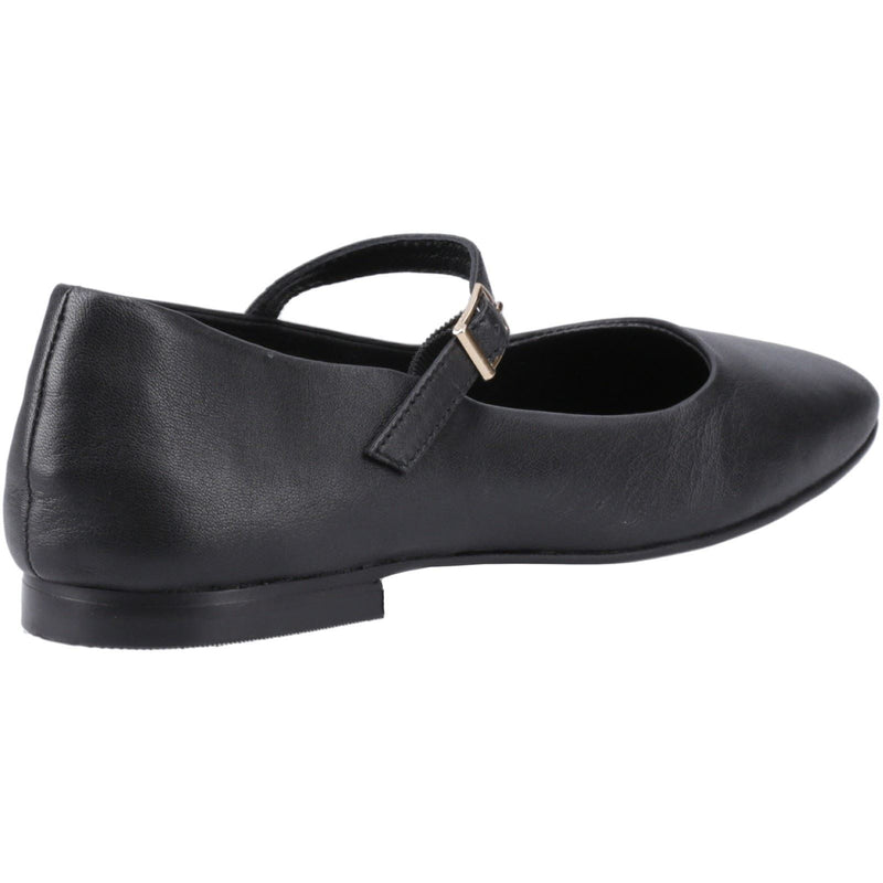 Hush Puppies Pasha Leather Women's Black Leather Shoes