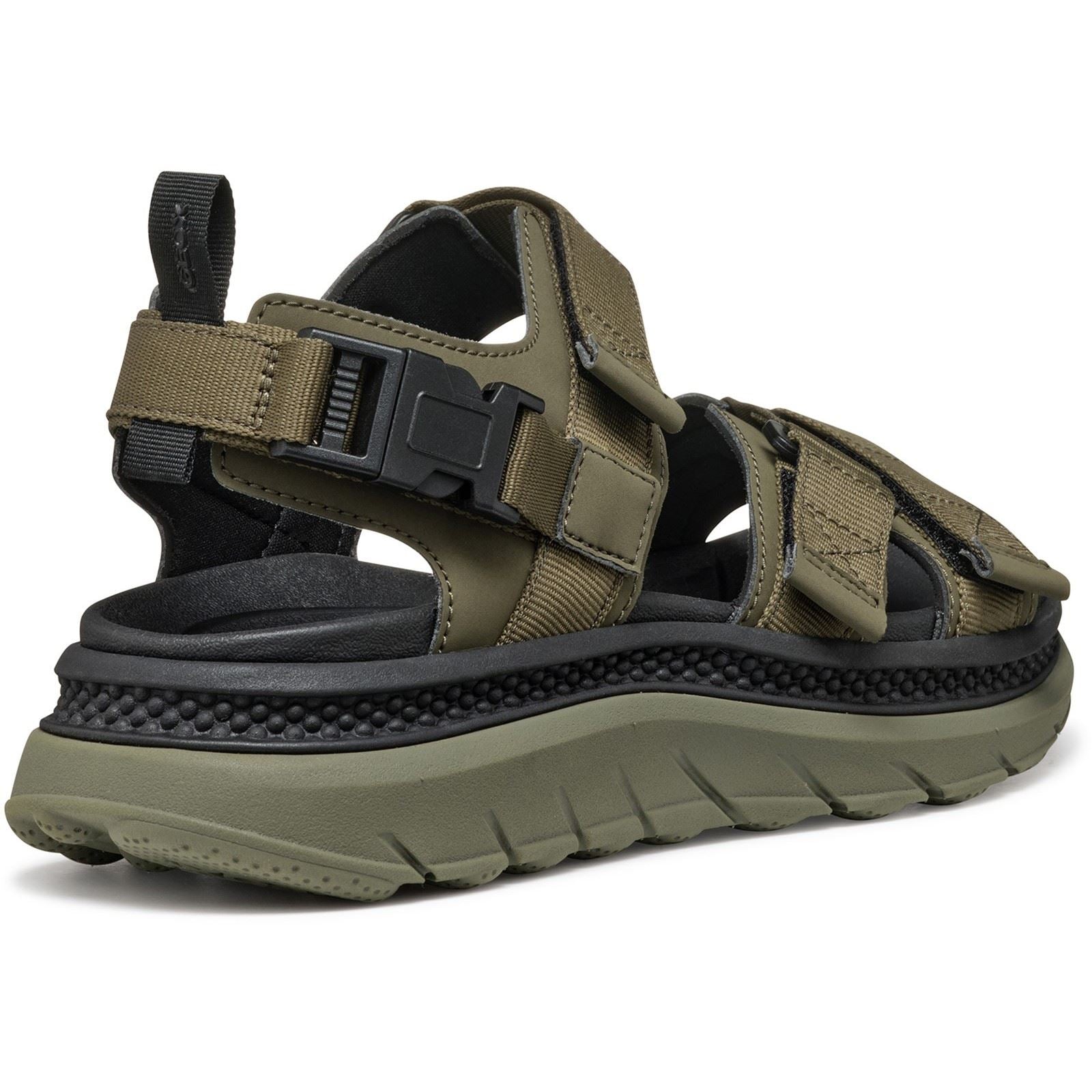 Geox U SPHERICA ACTIF X S Synthetic Blend Men's Military Flip Flops