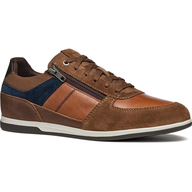 Geox U Renan B Suede Men's Brown/Navy Trainers