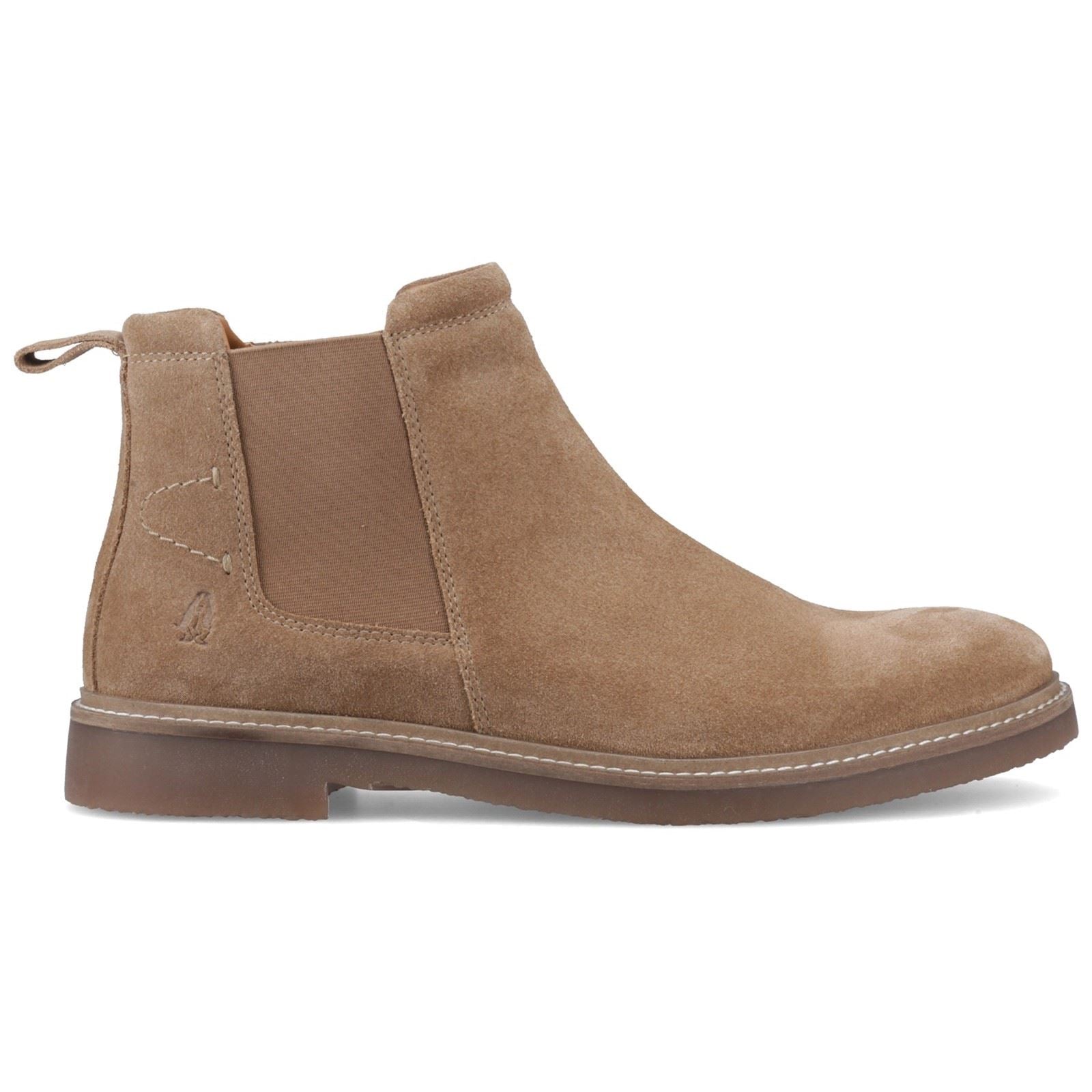 Hush Puppies Gareth Chelsea Leather Men's Taupe Boots