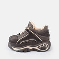 Buffalo 1339-14 Leather Women's Brown/Beige Sneakers