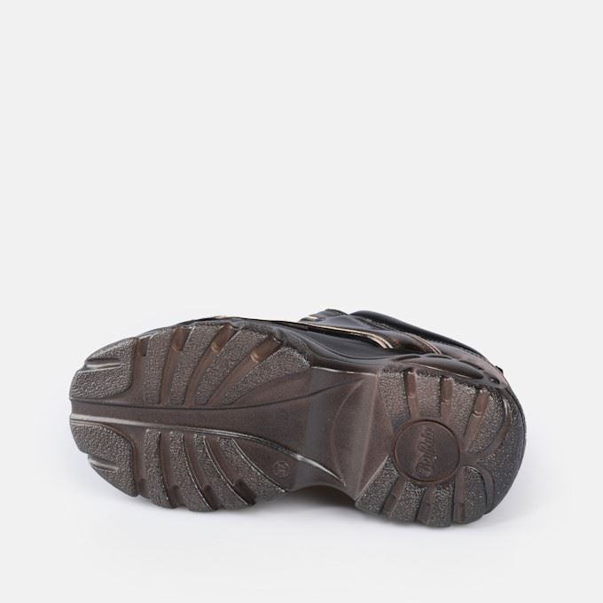 Buffalo 1339-14 Leather Women's Brown Sneakers