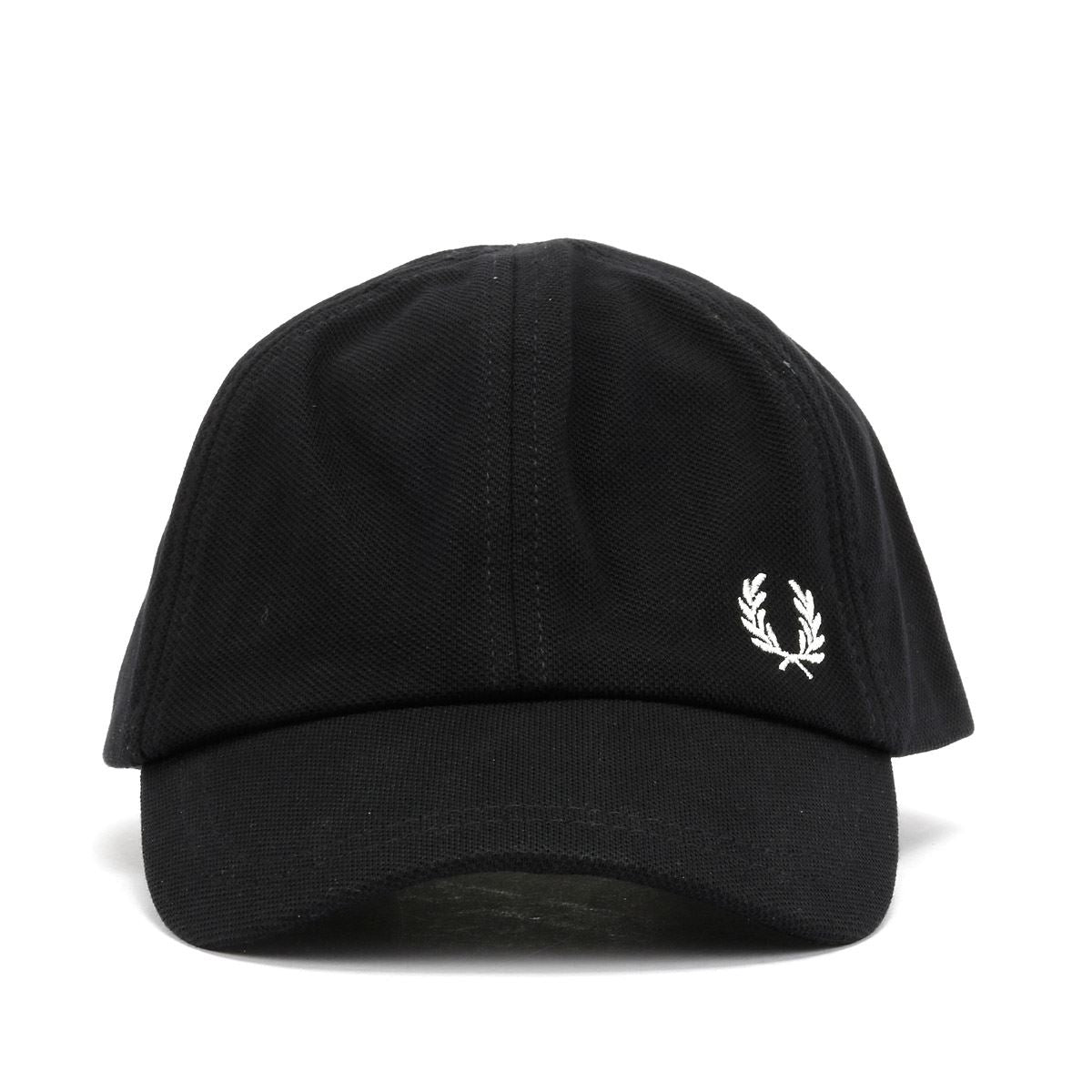 Fred Perry Pique Classic Cotton Black/White Caps