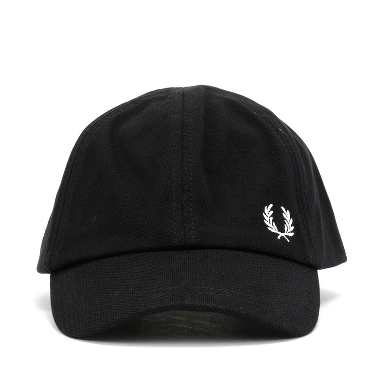 Fred Perry Pique Classic Cotton Black/White Caps