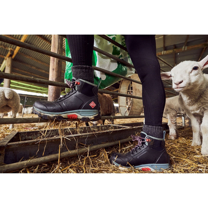 Muck Boots Apex Rubber Black Wellington Boots