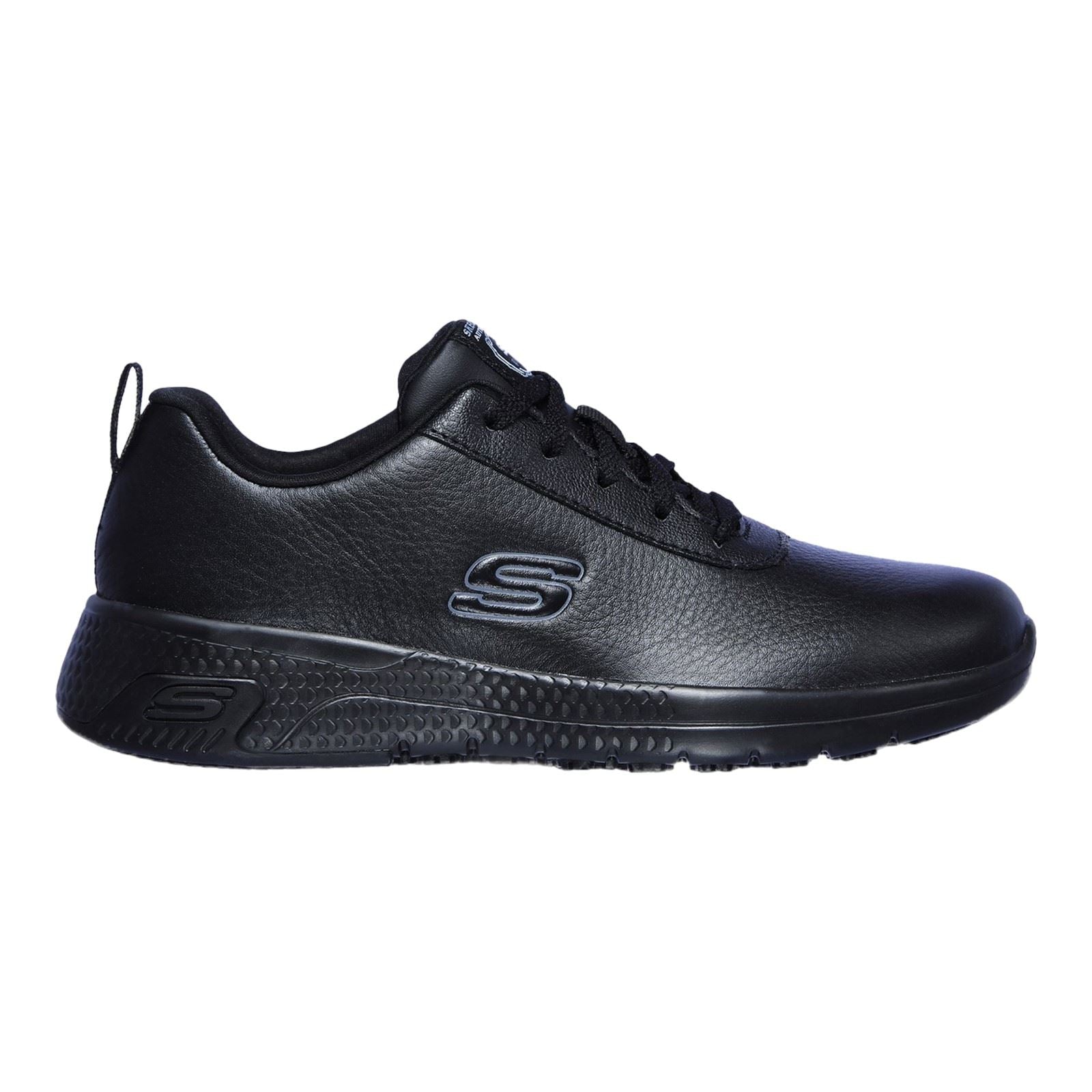 Skechers Workwear Marsing Gmina Leather Women's Black Safety Sneakers