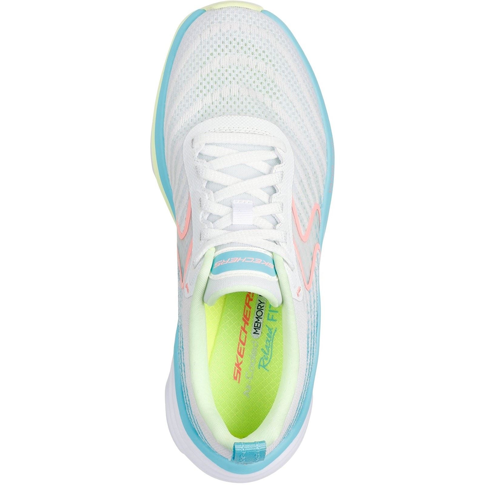 Skechers Performance D'Lux Vapor Cool Breeze Textile Women's White/Multi Sneakers