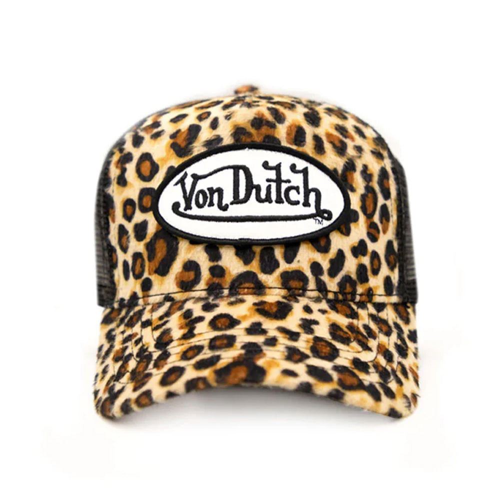 Von Dutch Vanimal Trucker Leopard Caps