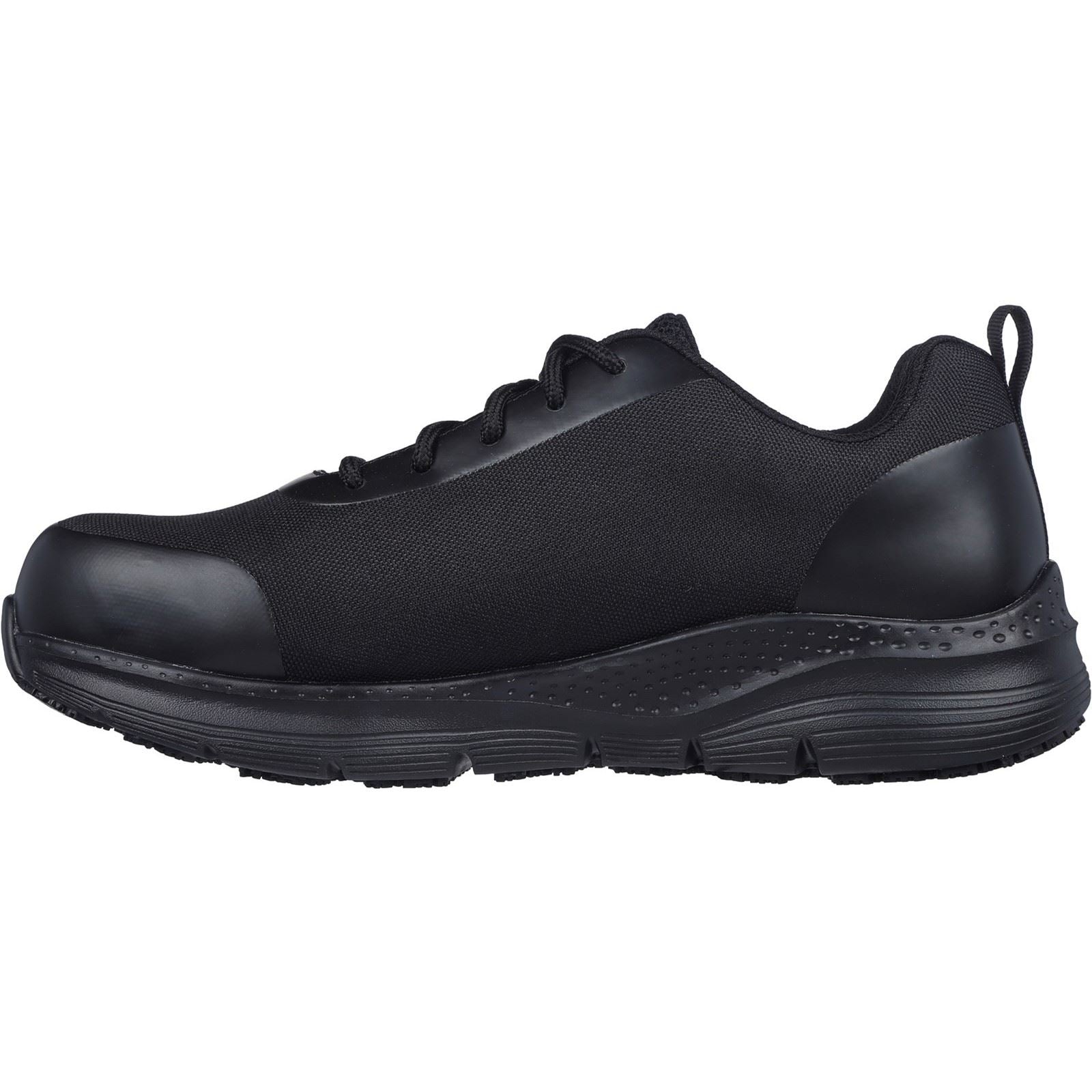 Skechers Workwear Arch Fit SR Ringstap Textile Men's Black Safety Sneakers