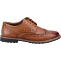 Hush Puppies Verity Leather Women's Tan Brogues Shoes