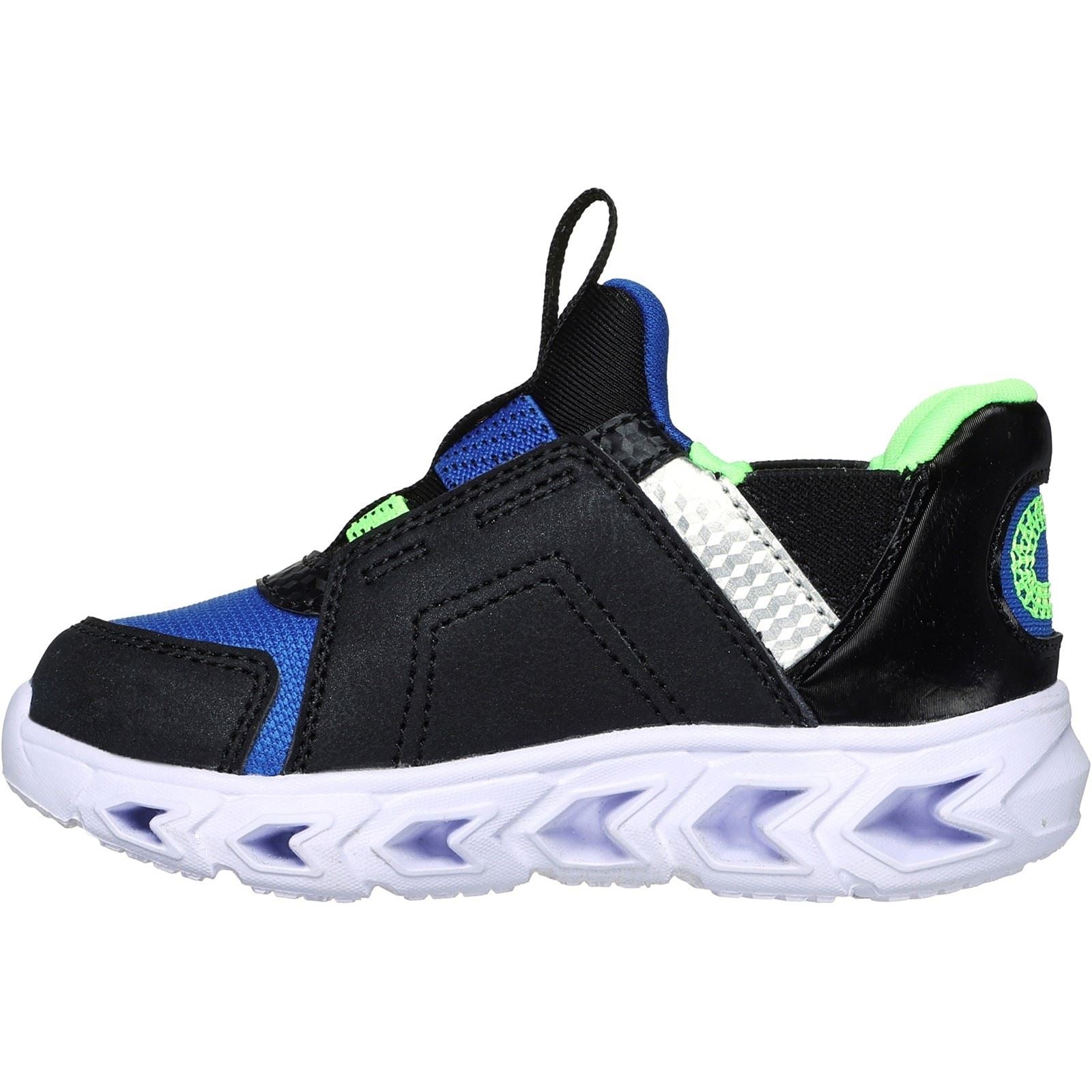 Skechers Hypno-Flash 2.0 - Vexlux Boy's Black/Blue/Lime Trainers