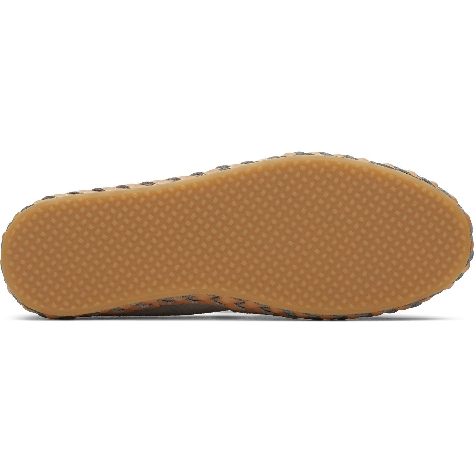 TOMS Alpargata Leather Wrap Leather Women's Grey Espadrilles