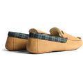 Hunter Moccassin Slipper Suede Men's Biscuit Slippers