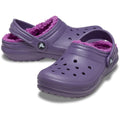 Crocs Classic Lined Thermoplastic Kid's Nightshade Clogs