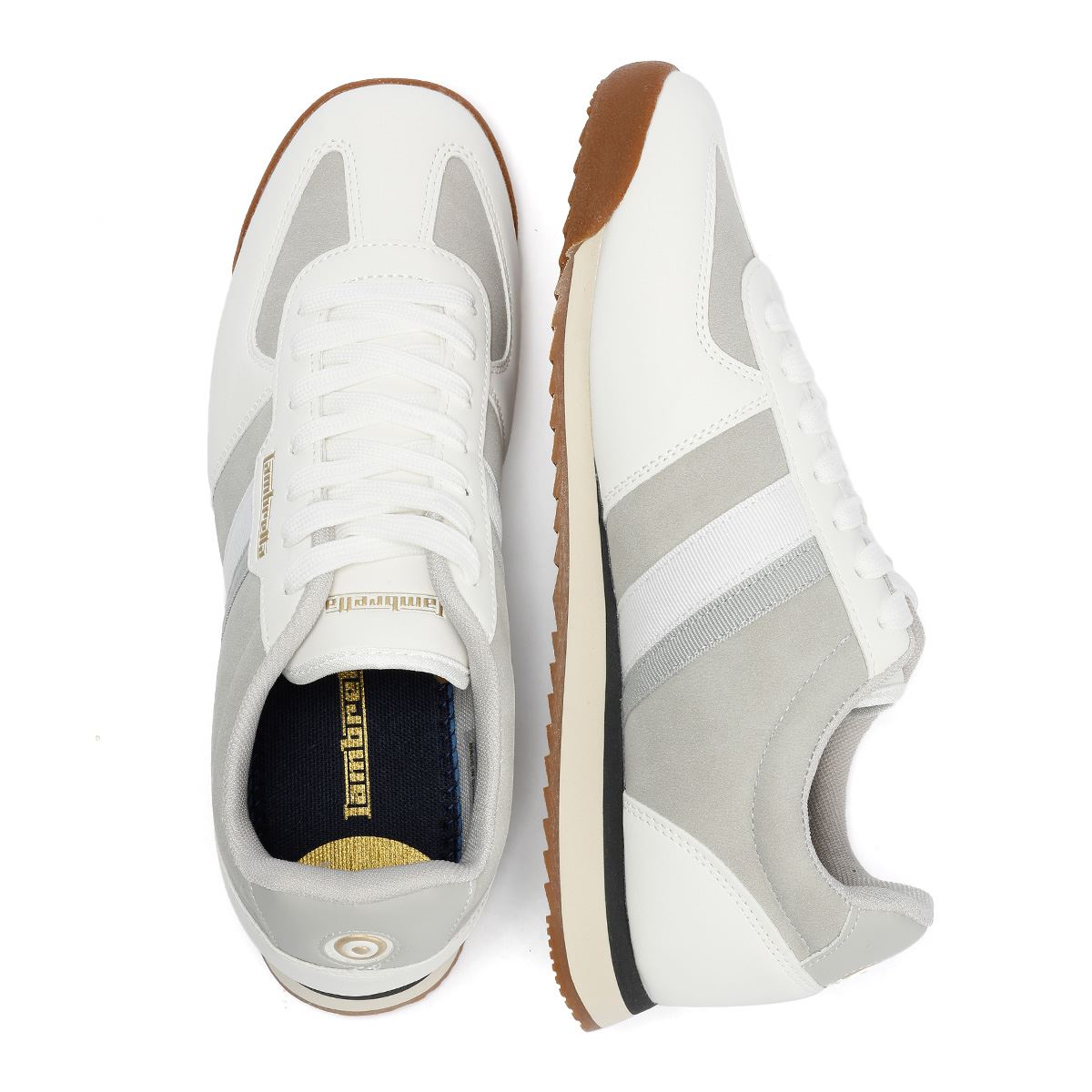 Lambretta Diego Men's White/Gray Sneakers