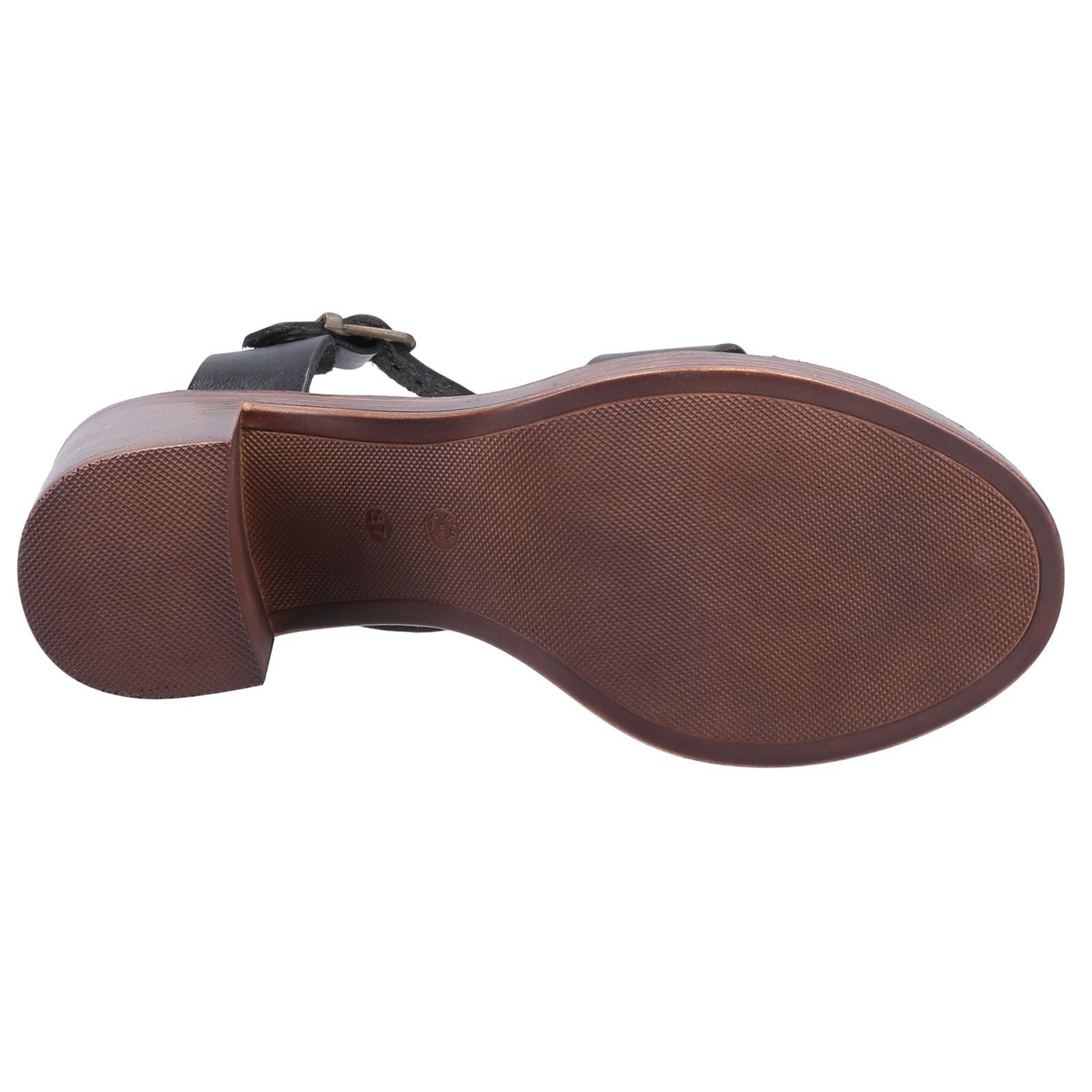 Hush Puppies Georgia Leather Women's Black Heels