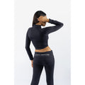 Juicy Couture Morgan Nylon Women's Black Sweatshirt